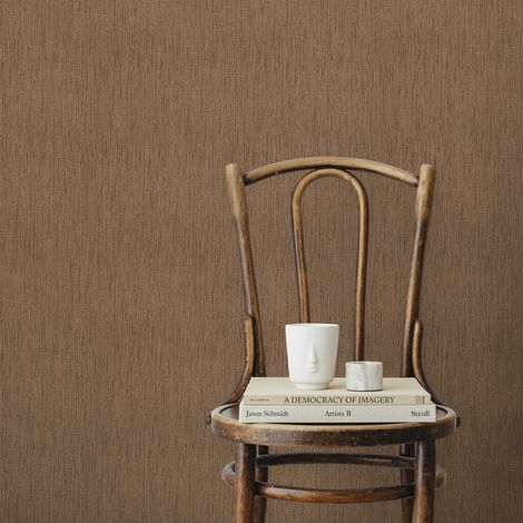 Papier peint intissé Nadé 1005 x 52cm Terracotta (1/5)