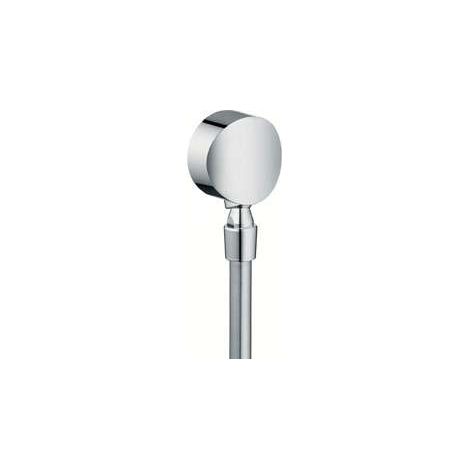 hansgrohe Fixfit S 27506000 Schlauchanschluss chrom, mit Rückflussverhinderer & Kugelgelenk