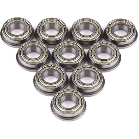 Dix roulements à billes à bride double blindage en acier F688ZZ, mesurant 8165 mm, adaptés aux moteurs. (1/5)