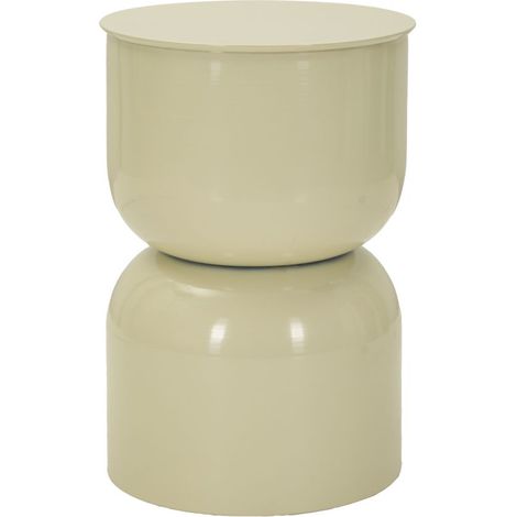 MESA AUXILIAR DE METAL OYI CREMA CM Ø 31X46 (1/5)