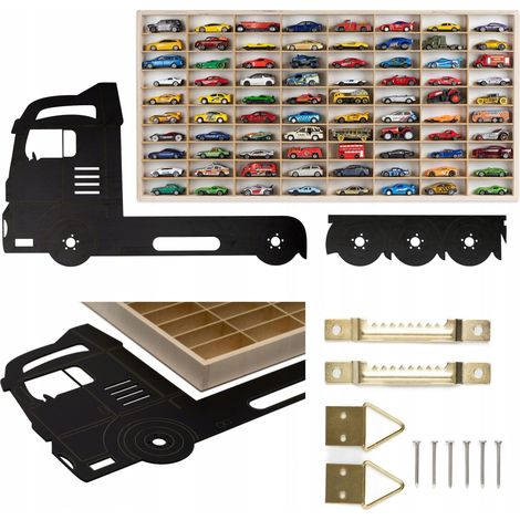 RIPIANO PER AUTO HOT WHEELS, 80 POSTI PER AUTO, CAMION, CARICATORI (1/5)