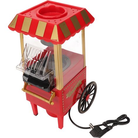 Machine à Pop-Corn Électrique 1200W, Brassage Automatique, Maïs Soufflé Maison & Camping, Prise UE 220V (1/5)