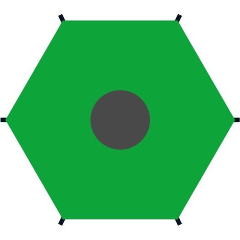 Bâche de protection pour trampoline - Protection solaire et auvent pour (1/5)