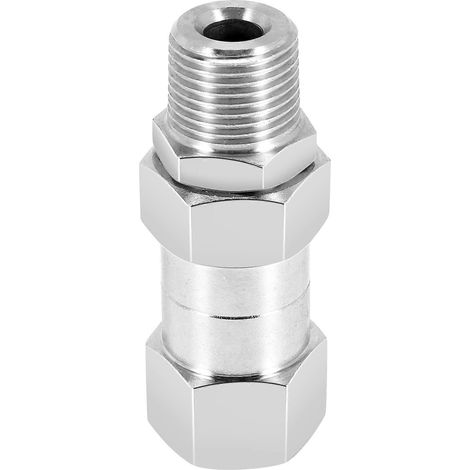Raccord pivotant pour nettoyeur haute pression, filetage mâle NPT 3/8 pouce, 4500 PSI, pour nettoyeur haute pression (acier inoxydable) (1/4)