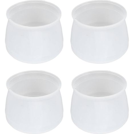 4 pièces Protections Silencieuses pour Pieds de Chaise en Silicone Doux, Antidérapantes et Résistantes à l'Usure (1/5)
