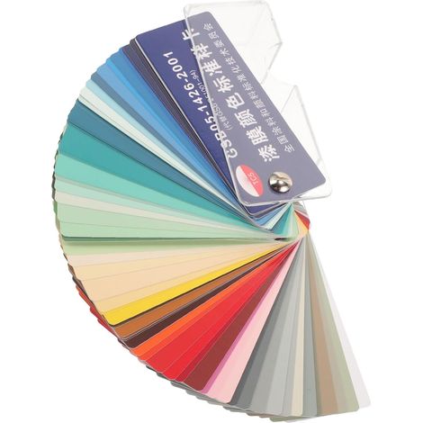 3ensembles Cartes Échantillons De Couleurs De Peinture De Cartes Standard Pour Professionnels Et Précision Des Couleurs Fiable Et Design Portable Pour Applications Diverses (1/5)