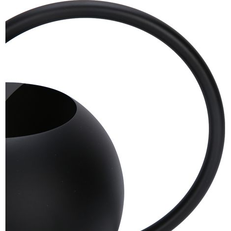 Regadera Mano Maison [Acero inoxidable] Regadera con boquilla larga, 1 litro, color negro, herramienta de jardinería, regadera práctica (1/5)