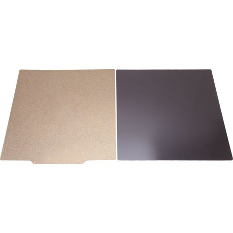Plateau flexible en acier avec revêtement PEI givré et base magnétique 50-70°C pour imprimante 3D 310x310mm (1/5)