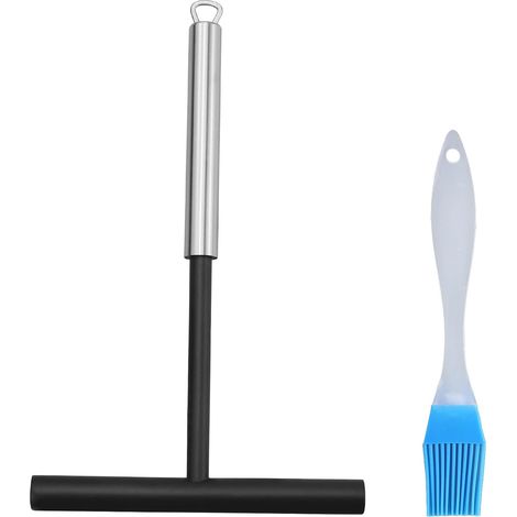 1 Silberpastenspender (19,5 cm) und 1 Pinsel