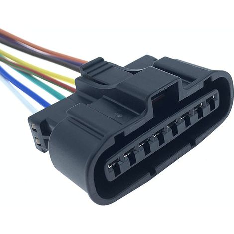 MG640549-5 ist ein Stecker für den Mitsubishi Luftmengenmesser MG630552-7 mit 8-poligen Anschlüssen. (1/4)