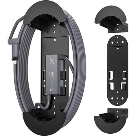 Support de câble Ethernet Starlink Gen 3 en ABS – Kit de montage pour adaptateur Ethernet V2