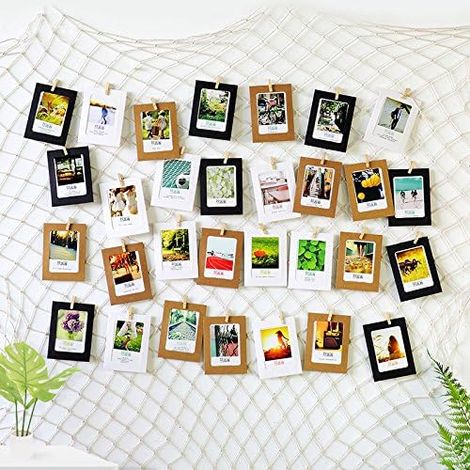 Porte Photo Mural Filet Décoratif, Cadre Photo Pêle Mêle DIY (1/5)