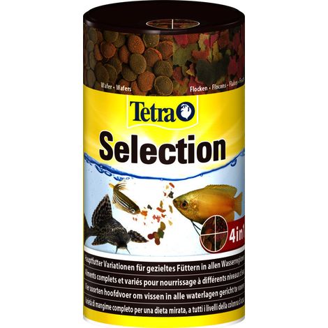 Menu Selection 4 aliment complet pour poissons tropicaux 95g/250ml - Tetra