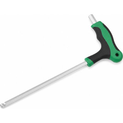 Clé Allen longue à tête sphérique 10 mm embout plat (1/5)