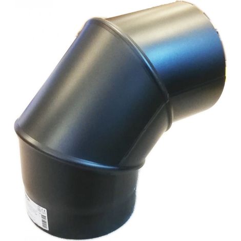 Curva a 90 gradi girevole da 130mm per stufa a legna (1/5)