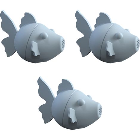 3 jouets de bain en silicone, dimensions 119,53 x 87,61 x 100,57 mm, coloris rose/vert/bleu, réutilisables, adaptés bain plage piscine (1/5)