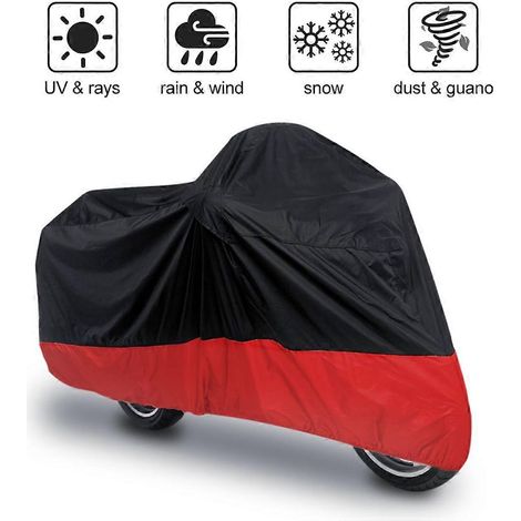 Housse de moto 180T imperméable, anti-poussière et résistante aux UV pour Harley Davidson ( )