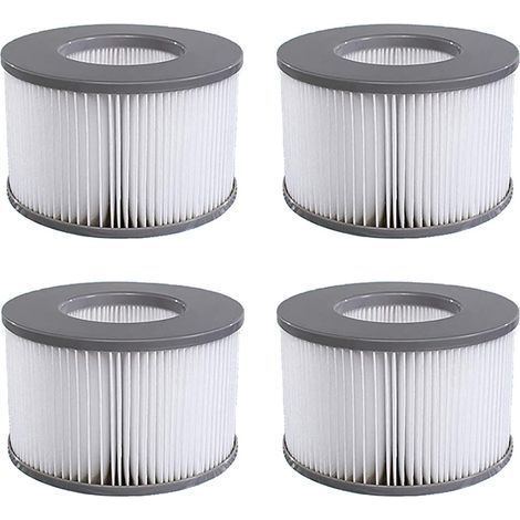 Spa Lite Filter für MSPA, Filter für MSPA Lite, für MSPA Whirlpool Filter - Filterkartuschen für Unterwasserschiffe und Whirlpools - Modell ab 2020 (4 Stück) (1/5)