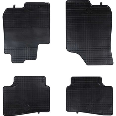Car Mat 4 pcs Black suitable for i30 LIMOUSINE 2007-2011 Rubber vidaXL