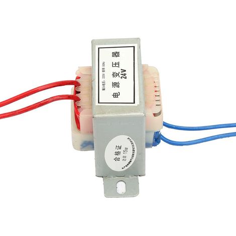 Transformateur simple 220V 50Hz, sortie 12V/24V, puissance 15W, alimentation unique pour LED et appareils électroniques. (1/3)