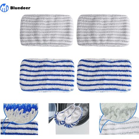 4 Pièces Lingettes Chiffons pour Vapeur Clean & Steam ZR005801 ZR005804 ZR850002 Tissu en microfibre W (1/5)
