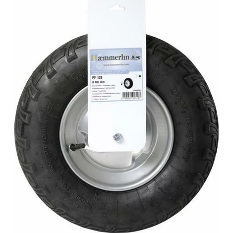 Rueda inflable para carretilla D400 Pf128