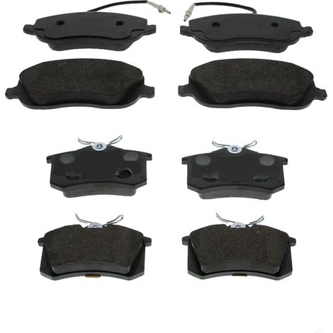KIT PASTIGLIE FRENO ANTERIORI E POSTERIORI compatibile con LAND ROVER DEFENDER CABRIO, PICK-UP, STATION WAGON (L316) / PASTIGLIE FRENANTI AUTO OEM FDB871,FDB1994 FDB844 / SOSTITUZIONE DIRETTA / BASSA 