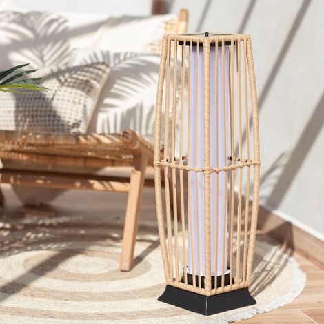 Lampada da Terra per Esterni LED Solare Arley Naturale