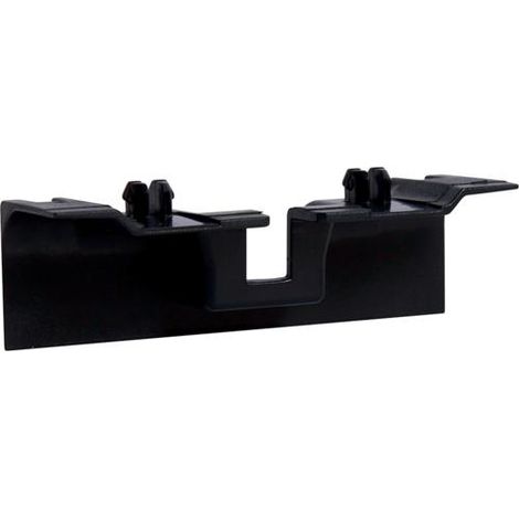 Pièce recouvrement support d'appareillage pour plinthe SL15100 noir HAGER SL15100AF9011