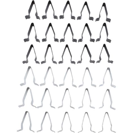 30 pièces de remplacement de pince à ressort de panneau de garniture en métal pour Seat Mii Altea 4A0867276A Clips de retenue de voiture (1/5)