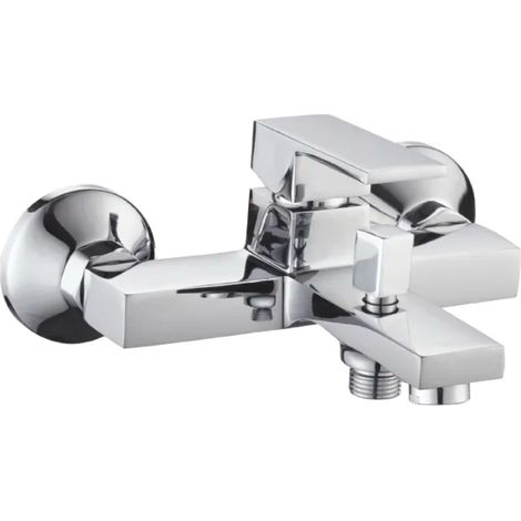 Rubinetto miscelatore monocomando vasca esterno con doccia serie green 2.0 C/attacco duplex e flessibile 1,5mt