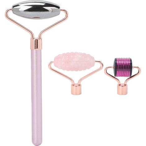 3-in-1 Terahertz-Stein-Gesichtsroller, Gua-Sha-Werkzeug und Anti-Aging-Roller für die Gesichtspflege (1/5)