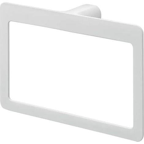 Portasalviette ad anello ottone bianco opaco Gedy serie Pirenei (1/2)