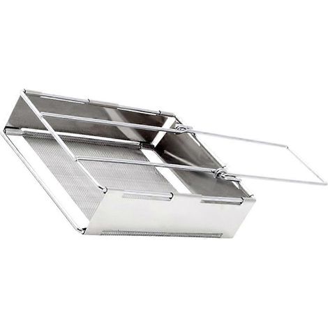 Grille à saucisses pliable en acier inoxydable pour la cuisine, grille à pain (2 pièces) (1/5)