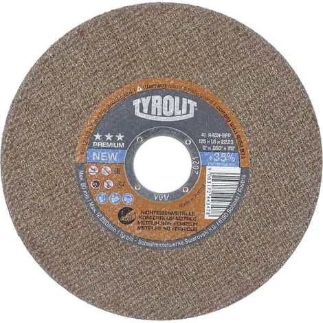 Disco da taglio 125x1,6x22,23mm A46N-BFP TYROLIT 34332824 (1/2)