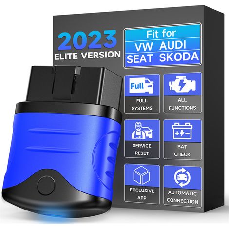 AUTOPHIX 3310 Adaptateur Diagnostic Bluetooth VAG Full System – Spécial VW / Audi / Seat / Skoda, Tous Calculateurs, Réinitialisations Entretien, Contrôle Batterie 12V (1/5)