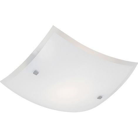 Plafonnier Mileto Rossini Group En Verre Blanc Satiné, Diamètre 50Cm, Douille E27, Idéal Pour Éclairage Intérieur Ip20 - Mie003B (1/4)
