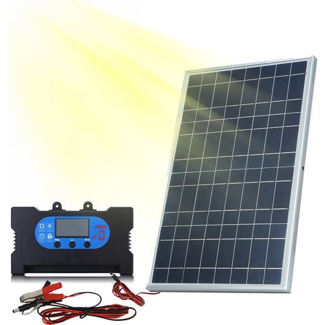 Solarpanel-Kit, 10-W-Einzelchip-Solarregler, schnelles Solarladegerät für Mobilgeräte und Elektrofahrzeuge (D-20A)