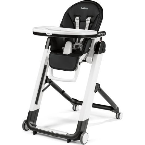 PEG Siesta Follow Me Seggiolone Pappa dalla Nascita Reclinabile con Funzione Sdraietta, Doppio Vassoio, 9 Altezze, 4 Ruote, Pieghevole e Compatto, 0-3 Anni (0-15 kg), Licorice (1/5)