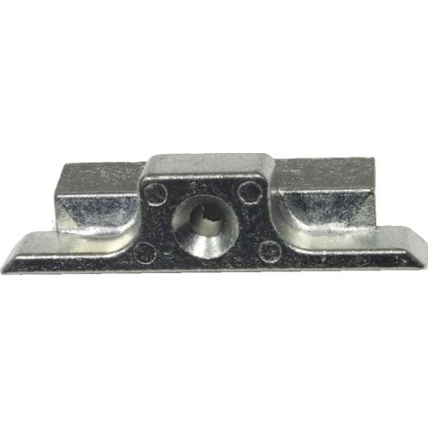 Ferco – Gâche pour crémone PVC – Axe de rainure 9mm – Axe de vissage 7,5mm – 9306270001 (1/3)