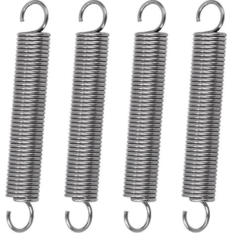 Ressort de Traction 65mm Ressorts de Tension avec Crochets à 90 Degrés Ressorts en Acier Inoxydable Diamètre du Fil 1,2 mm Diamètre Extérieur 10mm Force 3,2KG (1/5)
