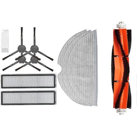 Accessoires pour aspirateur robot Xiaomi Dreame Bot D9 Max D9 : filtre HEPA, brosse principale latérale et lingettes de nettoyage de rechange (1/5)