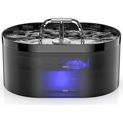 Automatischer Katzenbrunnen – 2,2 l – Wasserspender mit LED-Beleuchtung – Superleise, geeignet für Hunde und mehrere Haustiere (1/5)