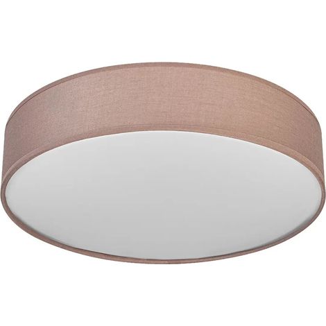 [GEBRAUCHT] B-Ware Osram Deckenleuchte Lampe Orbis Paris Textil Braun Wohnzimmer E27 Led ø 48 Cm