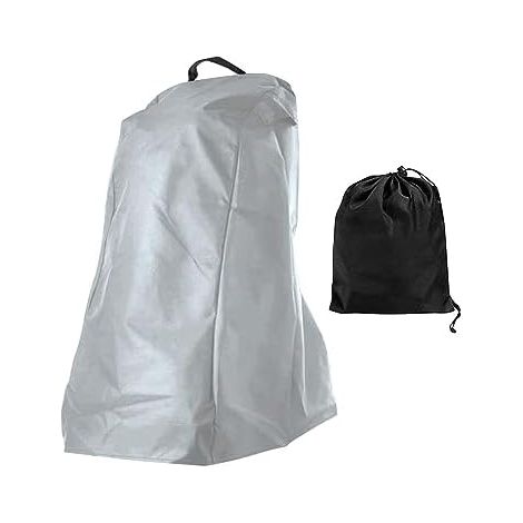 Housse de Nettoyeur Piscine Couverture Panier Ourlet élastique Imperméable pour Robots Nettoyeurs avec Poigné, Gris - (1/5)