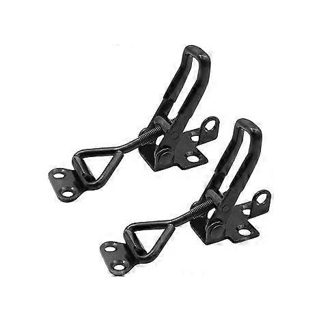 2 Stück verstellbare Klemmriegel aus Metall, Kipphebelverschluss, 100 kg, starke Klemmkraft, geeignet für Schränke, Türen, Koffer