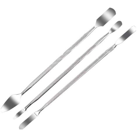 PA 3-teiliges Metallspatel-Set, doppelseitiges Metallspatel-Öffnungs-Entfernungswerkzeug-Set, Reparaturwerkzeuge für Handy, iPad, Tablets, Computer (1/5)