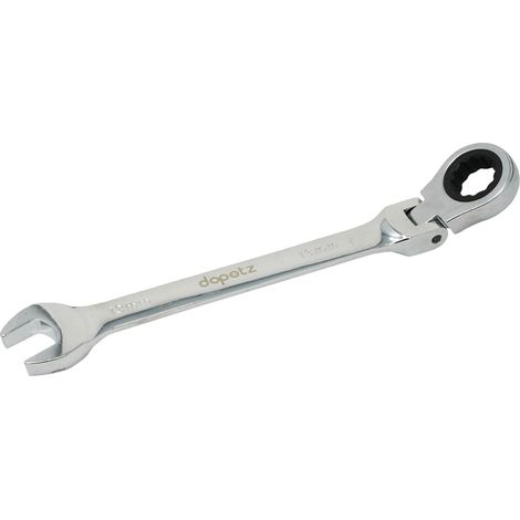 Dapetz ® Ratchet Spanner Flexible Head Metric Wrench 13mm Chrome Vanadium Steel Combination Spanner for DIY Hand Tools Car Bicycle Repair Home Workshop (1/5)