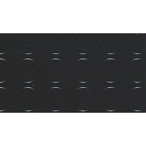 COPRIPAVIMENTO IN PVC BOLLATO NERO Rt. Mtl 25x mt.1 h spess. mm.1 25.00 mq