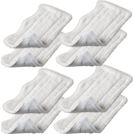 Lot de 6 lingettes de rechange en microfibre pour balais vapeur Shark S3101, S3202, S3250 et S3251 (1/3)